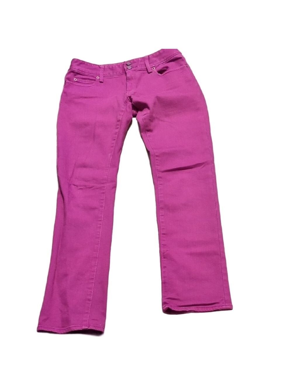 Lilly Pulitzer Purple Work Straight Jeans Size 4